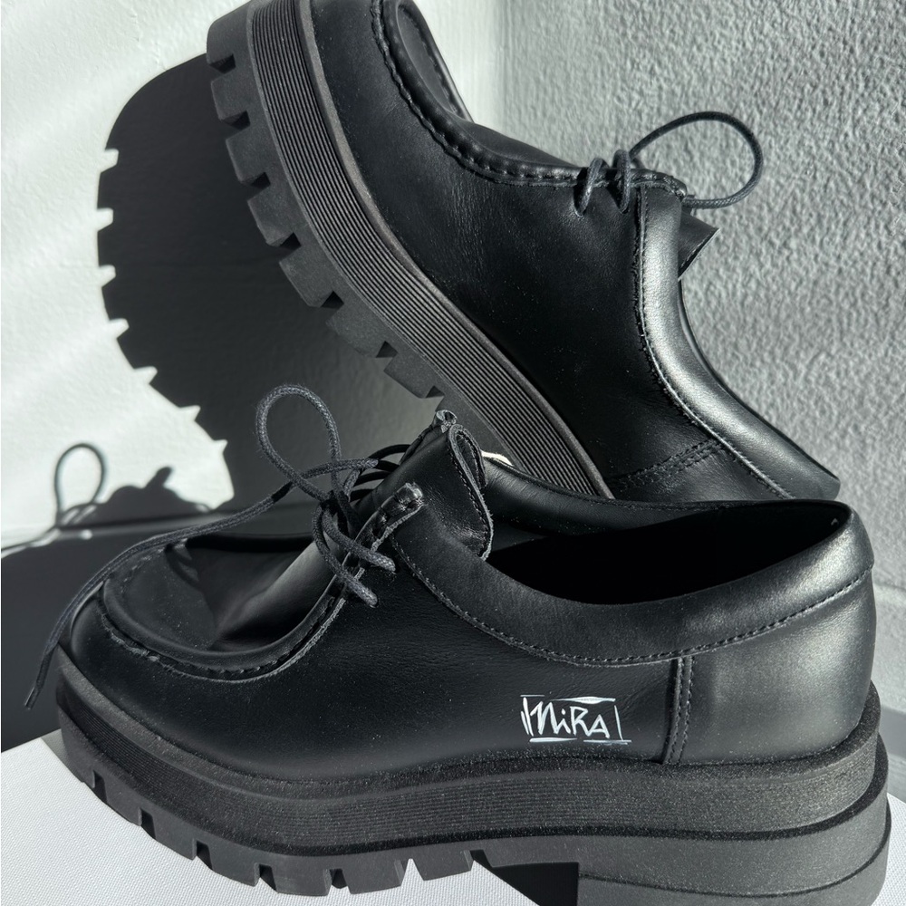Women's Black Chunky Loafers